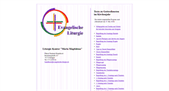 Desktop Screenshot of evangelische-liturgie.de